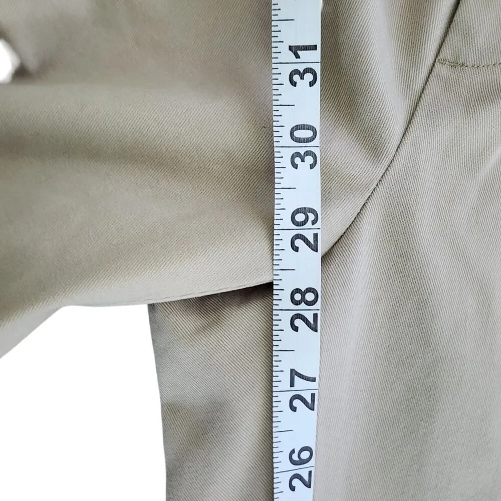 NWT Orvis Men's Wrinkle-Free Chinos Khaki Pleated Pants Size 38 100% Cotton